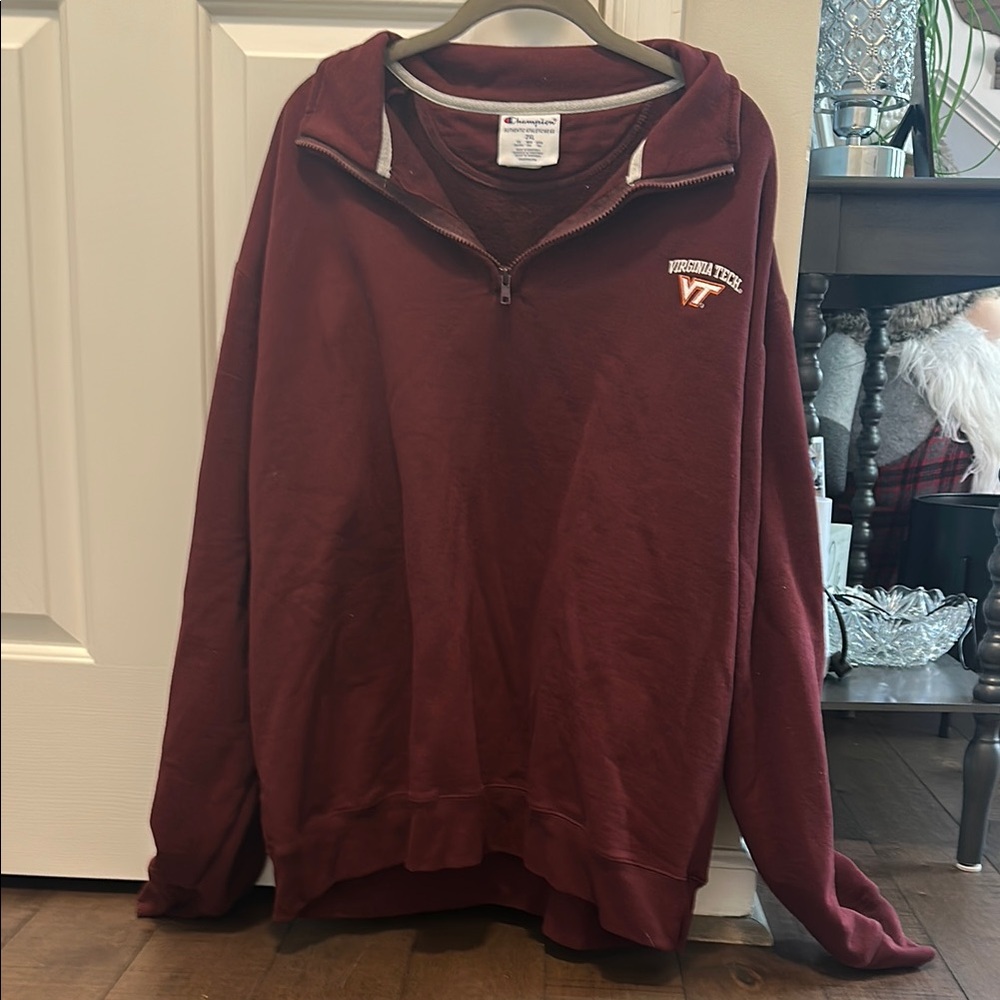 Champion Maroon VT Quarter-zip